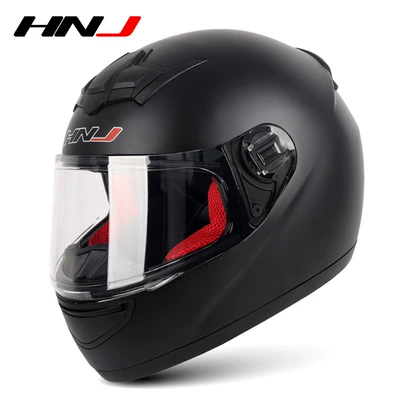 All-Season Universal Motorcycle Helmet, Men's, Motosiklet kaskı (dəbilqə) - dumb-black-transparent-sheet-s
