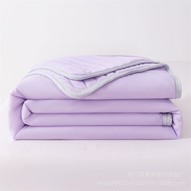 Охлаждающее летнее одеяло из шелка для кондиционера, однотонное, оптовая продажа, подарочное, экспортное