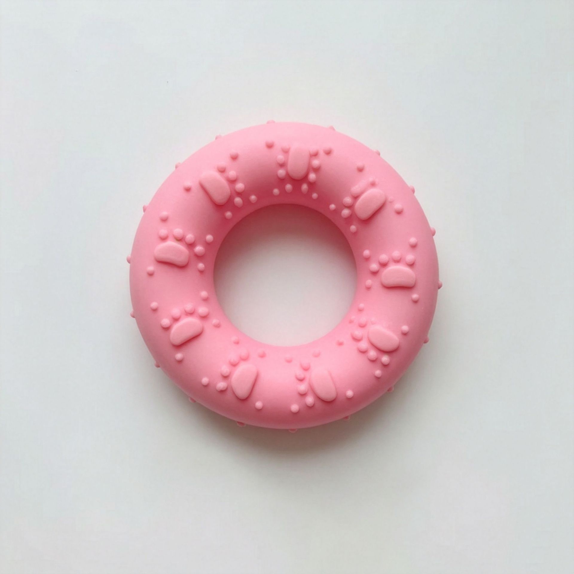 Fabricantes mascotas al por mayor juguetes para perros TPR donuts para perros grandes dientes molares limpiadores juguetes para morder image 9