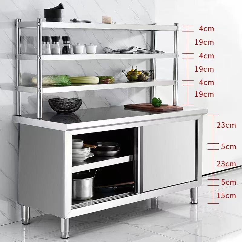 Stainless Steel Thickened Storage Cabinet