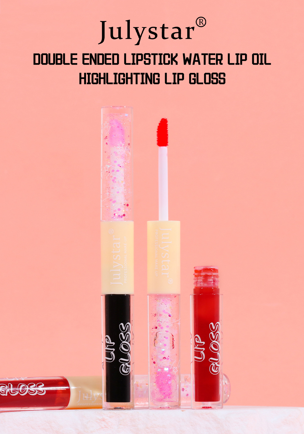 Makeup Double Head Pearl Water Gloss, natürlich und langlebig, klebt nicht am Cup Lipgloss_voghion.com