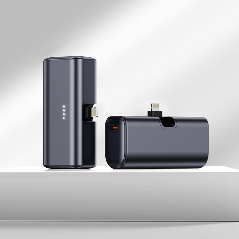 クロスボーダー折りたたみプラグ急速充電メタリックペイントテールプラグカプセル 5000 mAh パワーバンクポータブル PD モバイル電源|undefined