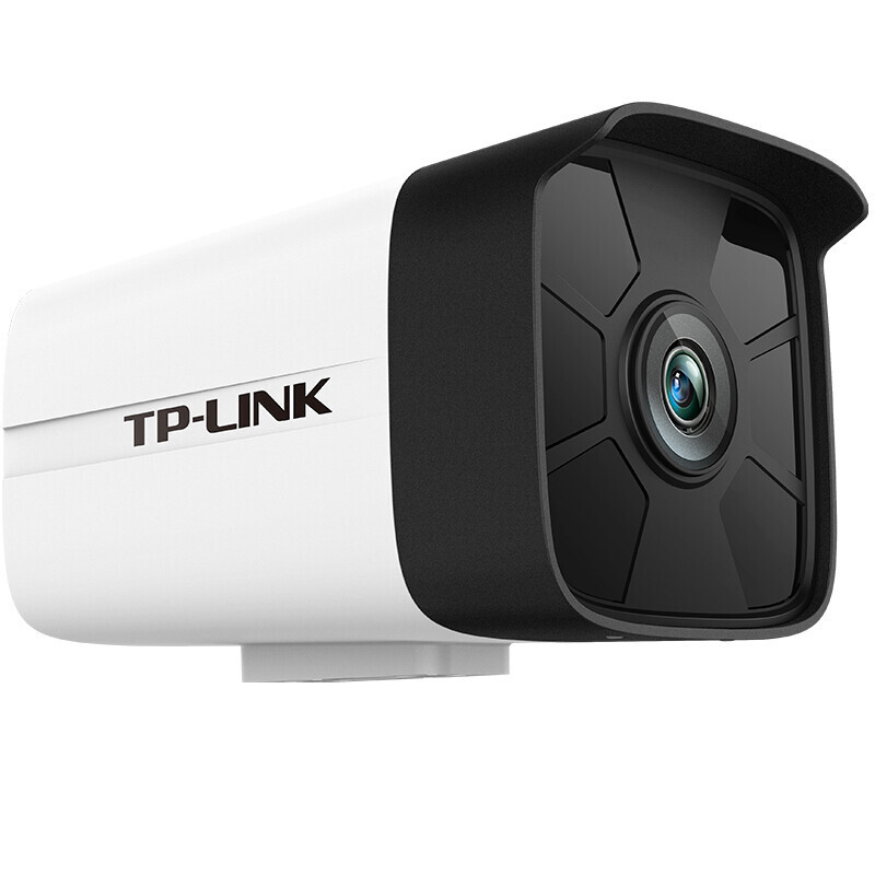 TP-LINK 400万室内外摄像头 poe供电 红外80米 夜视高清设备