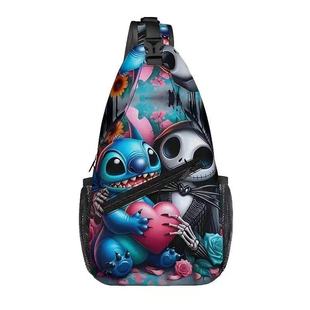 Cross-Border Popular Cartoon Nylon Children's Chest Bag, Primary School Students' Wear-Resistant Crossbody Bag, Women's High-End Shoulder Bag, Shoulder Bag