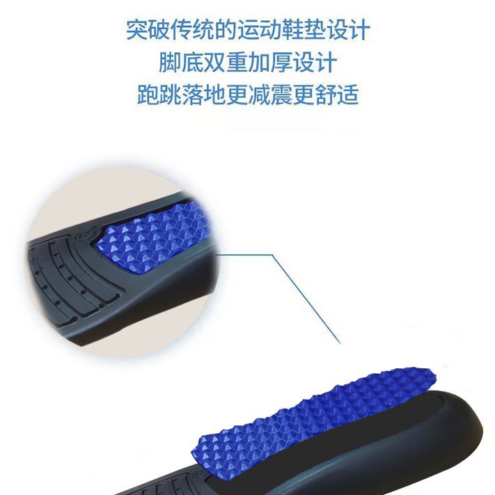 Masaje de pies plantilla cómoda anti-dolor absorción de choque transpirable desodorante absorbente de sudor deportes plantilla pu gel plantilla avanzada