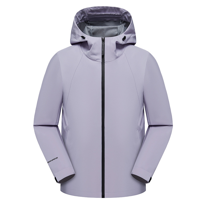 Niaojia Outdoor Soft Shell Jacket Waterproof Hooded Versatile Casual Jacket Export Group Purchase Printed Logo Work Clothes