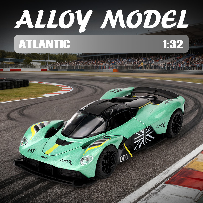 Zhongyuanxing 1:32 Martin Valkyrie Alloy Car Model Artificial Sports Car Ornaments Kidsren's Toys Gifts Wholesale