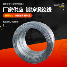 镀锌钢绞线4股 架空光缆施工用钢绞线大棚农业搭架钢丝绳