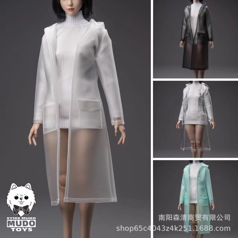 In-Stock Ctc-012 1/6 Female Soldier Outfit Fashion Hooded Raincoat 12inch Model Trendy Clothing Accessories In-Stock Ctc-012 1/6 Female Soldier Outfit Fashion Hooded Raincoat 12inch Model Trendy Clothing Accessories