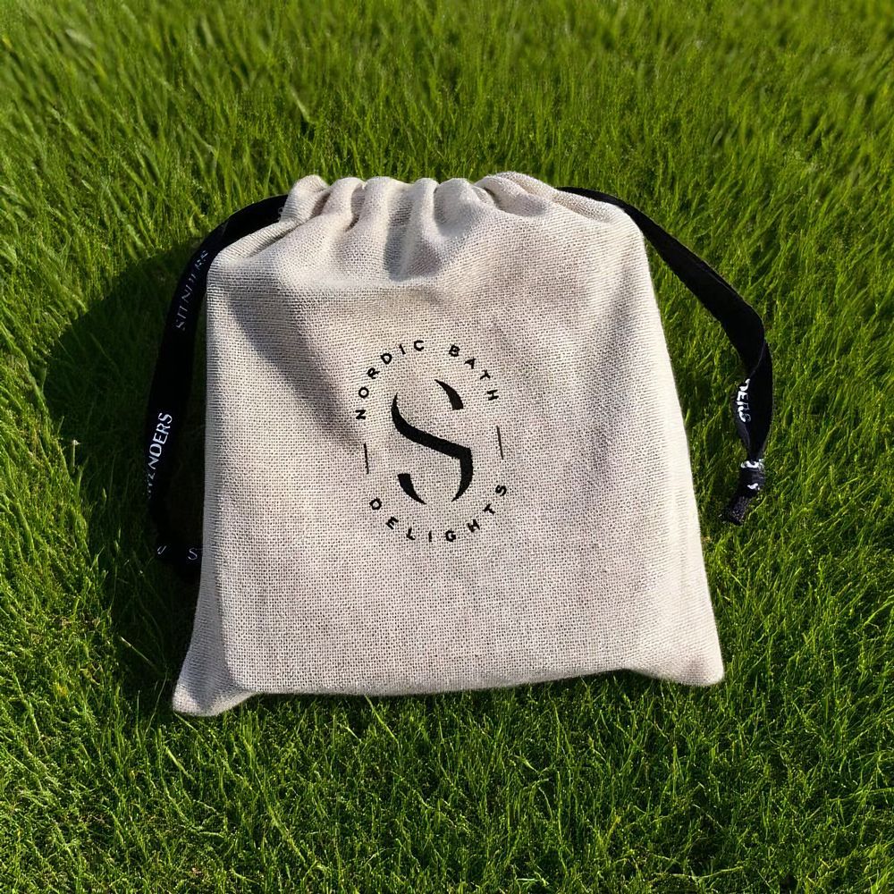 加密亚麻棉麻束口袋面部精油身体乳霜油包装棉布袋护手霜帆布袋子