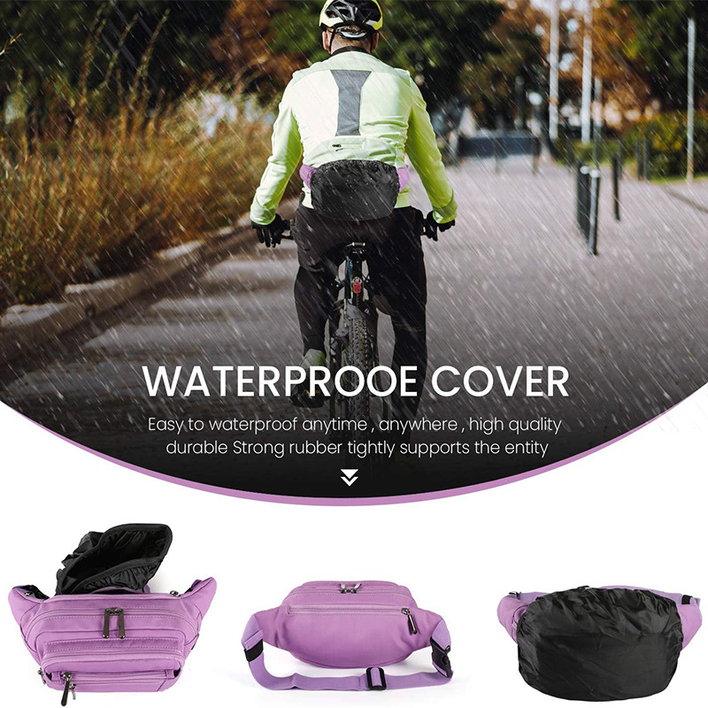 Outdoor waterproof waist bag