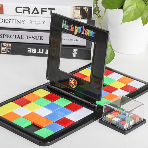 Cross-border Amazon two-player battle game Rubik's Cube mobile puzzle competition interactive children's desktop toy