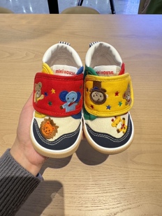 Miki�����Ѷ��ΙC��Ь�W��Ь��ŮСͯЬ13-16cm������Ь