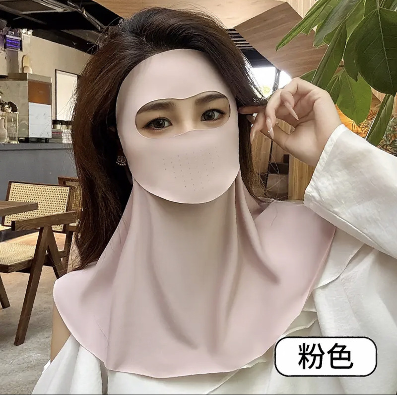 可喝水脸基尼防晒面罩全脸防紫外线女高颜值2025新款遮夏季口罩|undefined
