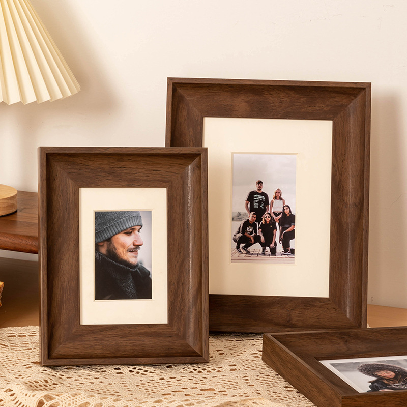 Seven-inch Photo Frame Table Hanging Wall for Family Photo Frame Horizontal Multi-color Photo Rack Modern Simple Photo Frame Table