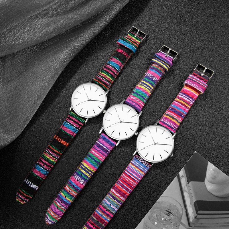 New Creative Daily Accessories Watch Color Strap National Bohemian Style Portable Accessories_voghion.com