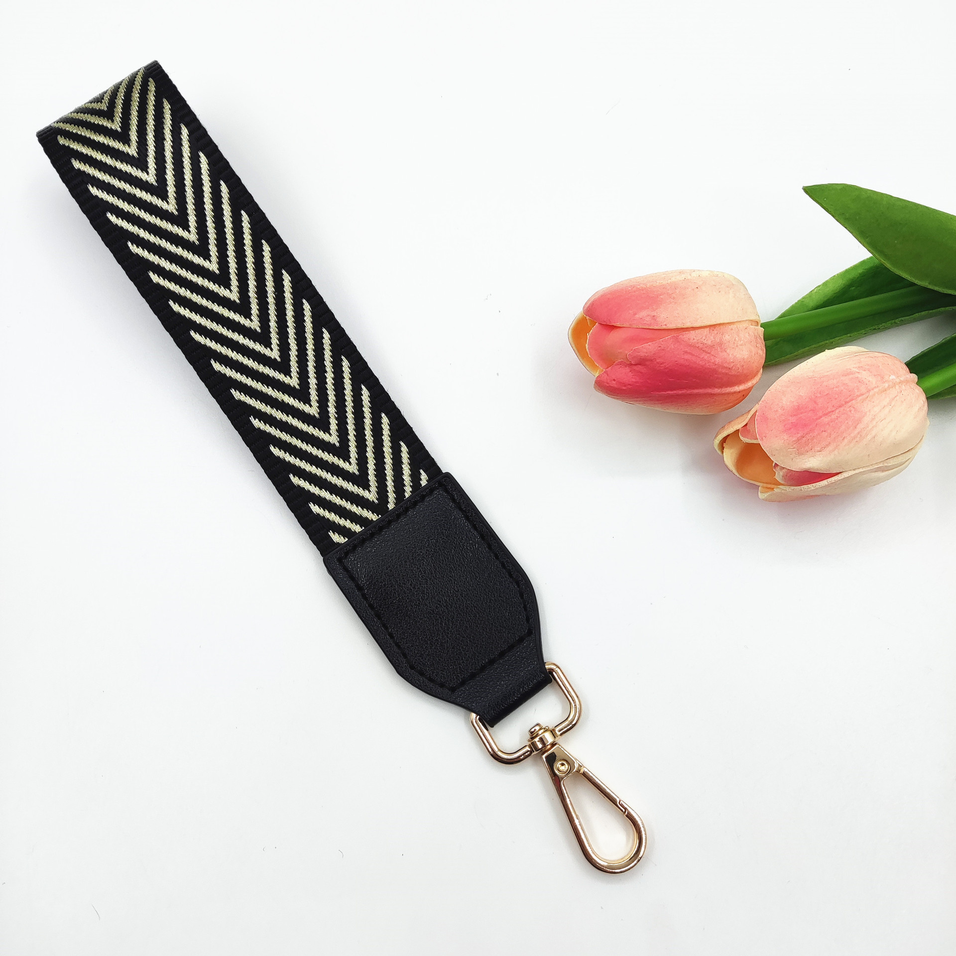 26g Weight Bag Strap Bag Accessories Type 1 Piece Quantity Daily Occasion Polyester Material Geometric Pattern Casual Style 1 Piece Polyester Geometric Bag Strap 6