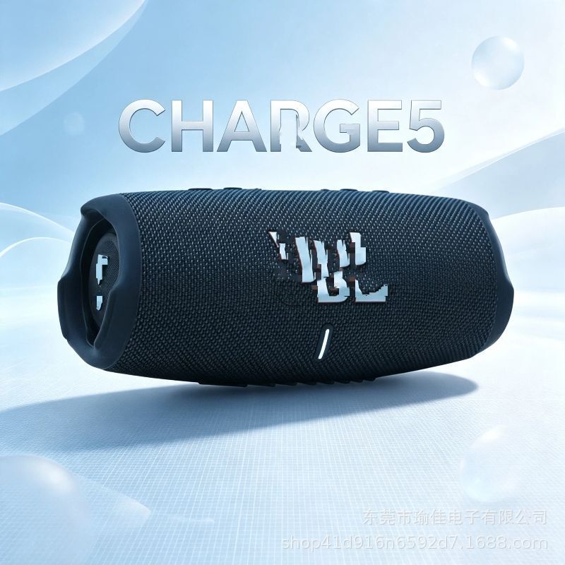 Cross-border applicable CHARGE5 Shockwave 5th generation Bluetooth wireless speaker subwoofer portable audio gift customizable