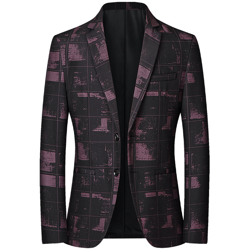 2025 Spring New Men's Jacket Korean Style Small Suit Casual Slim Fit Versatile Thin Men's Blazer