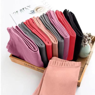 Sanding Women's Mid-Waist Heating Warm Autumn Pants Traceless Bottoming Inner Wear Double-Sided German Velvet Pants Autumn and Winter New Arrival Exterior Wear