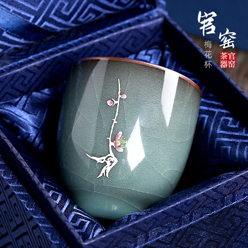 Horno oficial juego de té de Kung Fu caja de regalo traje tetera Tazón de tapa taza de té empresa de negocios Reunión Anual apertura regalo logotipo personalizado