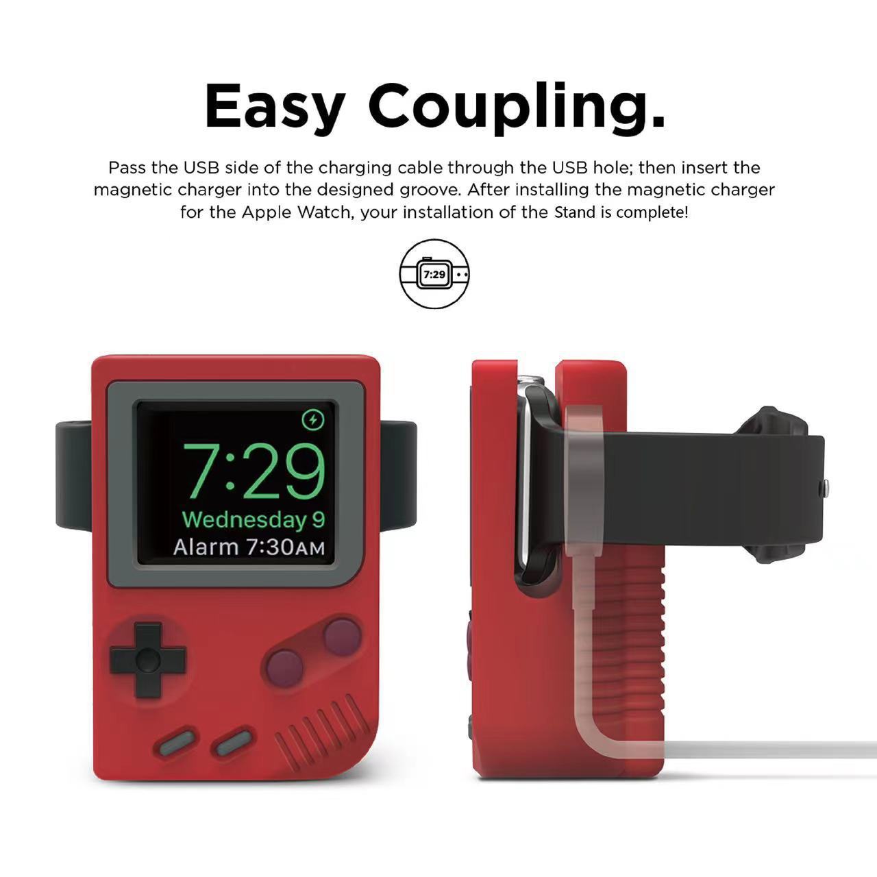 Apple Watch Charging Stand Red