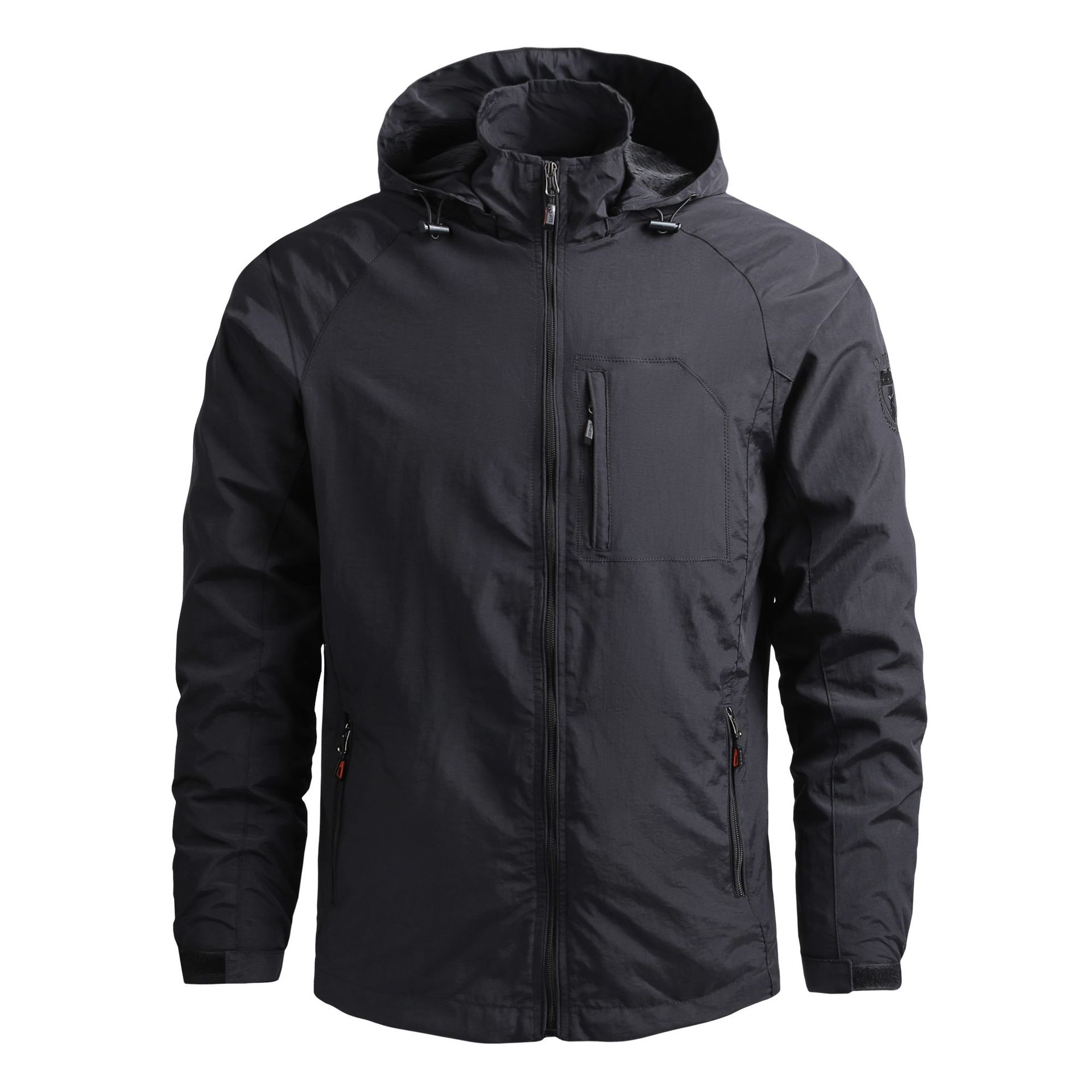 Chaqueta transfronteriza de primavera y otoño para hombres, chaqueta de asalto, chaqueta de ocio al aire libre, abrigo de bolsillo, abrigo grande