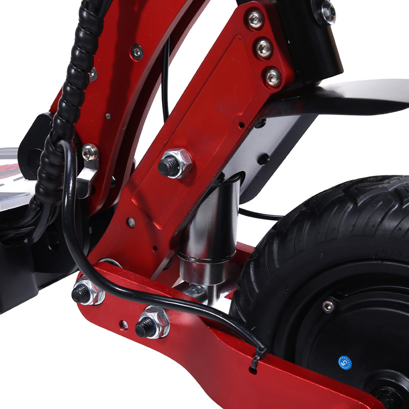 Dual-Drive Electric Scooter for Commuting, Lithium Battery Foldable Off-Road 11inch Electric Scooter