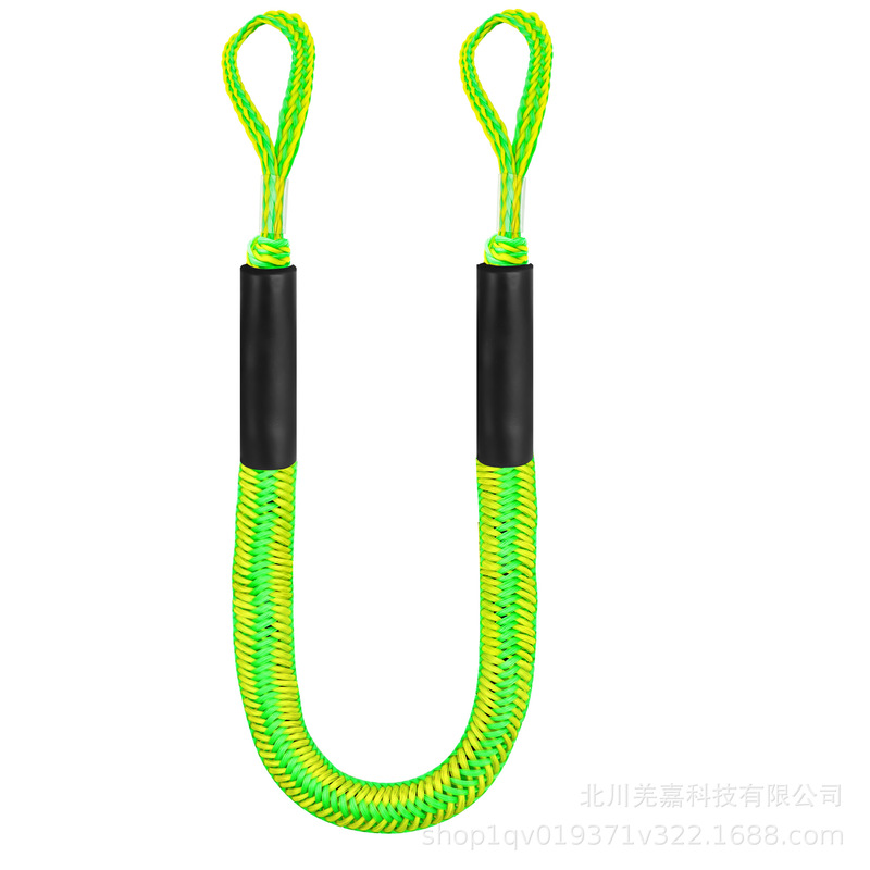 3FT90CM皮划艇冲浪滑水绳 拉伸弹力绳码头绳船泊绳橡皮艇船用停靠|undefined