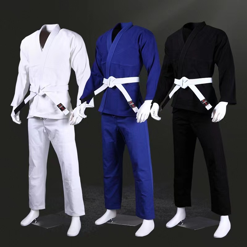Knight Brazilian Jiu-Jitsu Uniform Knight Kidsren and Adults Blank Brazilian Jiu-Jitsu Uniform Bjj Gi Competition Training Uniform