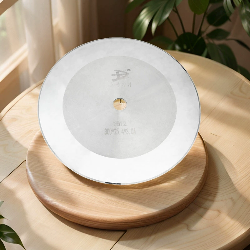 Автоматическая режущая платформа Большой круглый нож из вольфрамовой стали Материал пищевой ленты разделитель резки и резки круглый лезвие