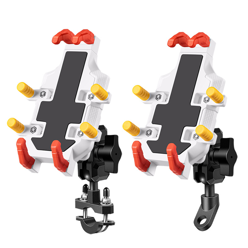 Motocicleta soporte de teléfono móvil motocicleta viaje al aire libre motocicleta batería coche teléfono móvil soporte de navegación a prueba de golpes Universal