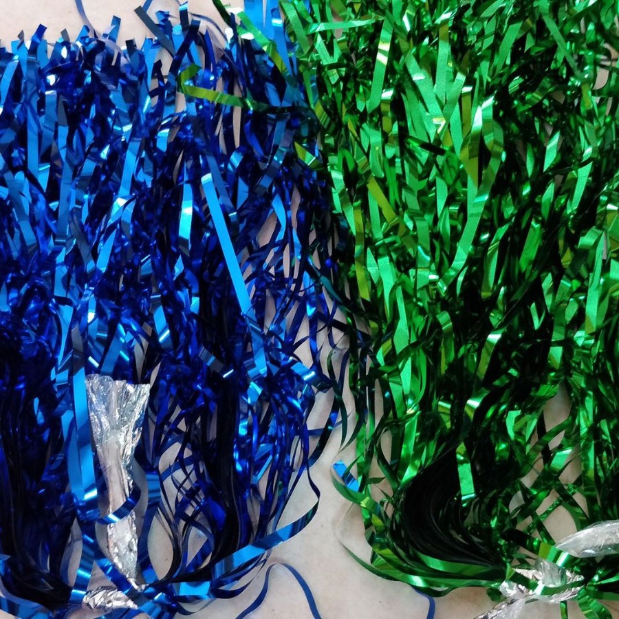 宽香槟金分切丝条草绿葱片天蓝铝箔带丝咖啡色葱亮片条复古