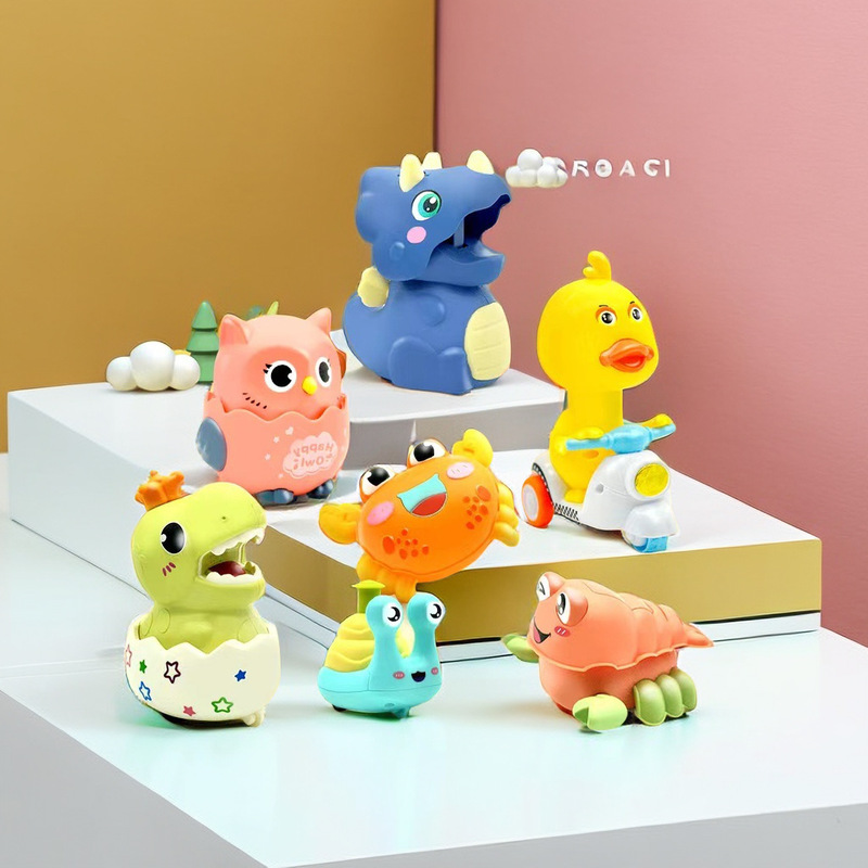 Cross-border push-type inertia clockwork car children's intelligence early education toys baby crawling gift stall stall Cross-border push-type inertia clockwork car children's intelligence early education toys baby crawling gift stall stall