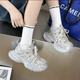 Thick Bottom Strap Spider High-grade Torre Shoes Women's 2025 Spring and Summer New Casual Sports Breathable Mesh Shoes for Women