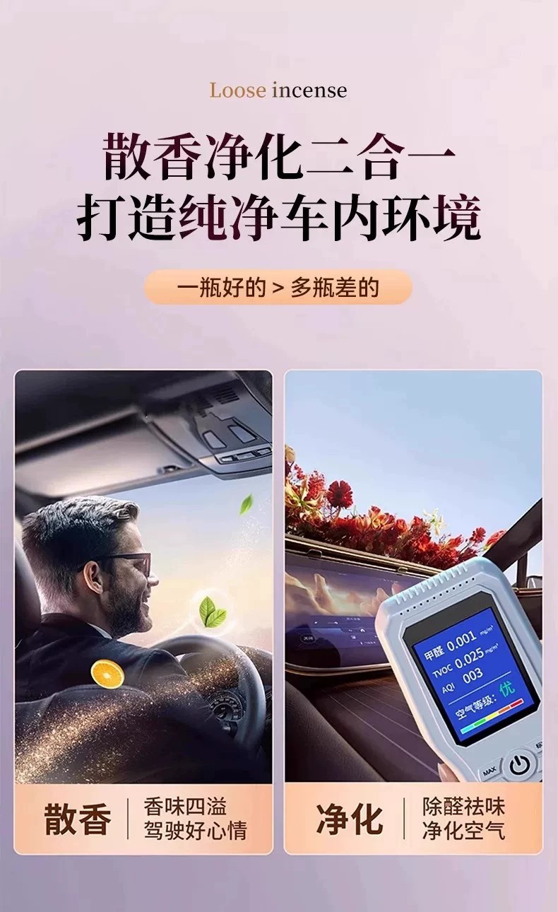 2026 New High-End Hilton Car Fragrance, Extra Concentrated Perfume for Women in the Car, Long-Lasting Genuine Fragrance