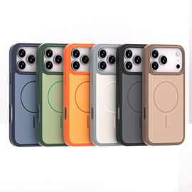 ins适用iPhone17PROMAX细圈磁吸2.0mm手机壳苹果16肤感官方保护套