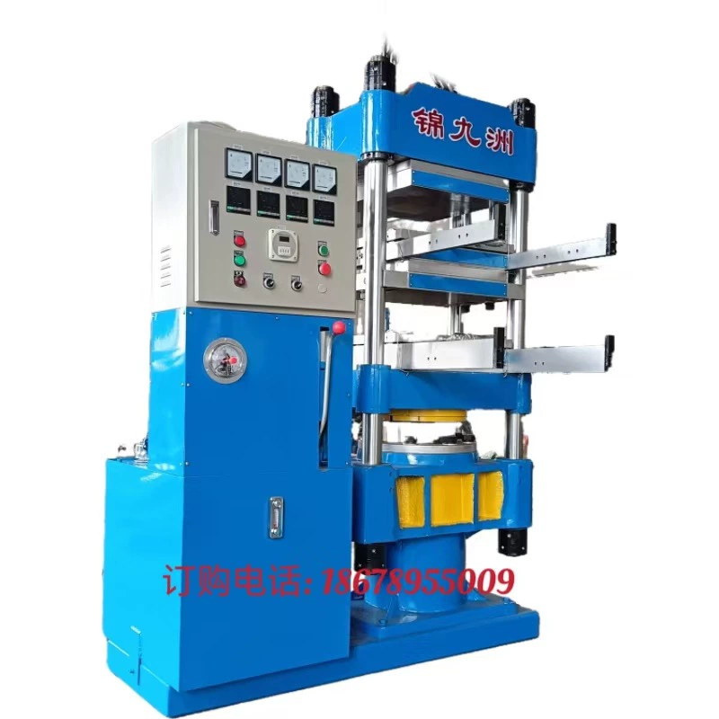 100 тонн цилиндра ручной раздвижной пресс-формы двойной рабочий стол плоский вулканизатор автоматический тип горячего прессования пресс