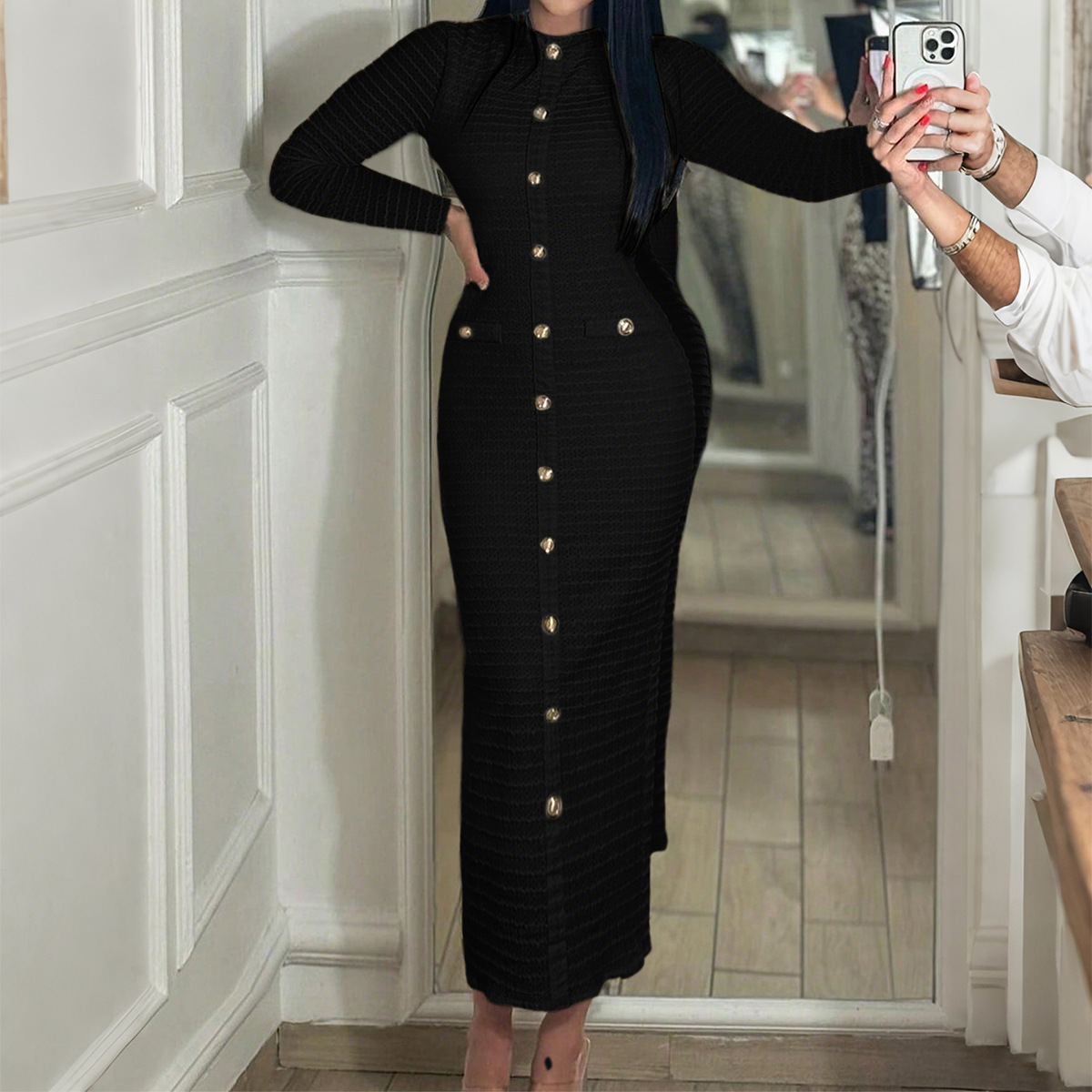 Women's Elegant Maxi Bodycon Dress