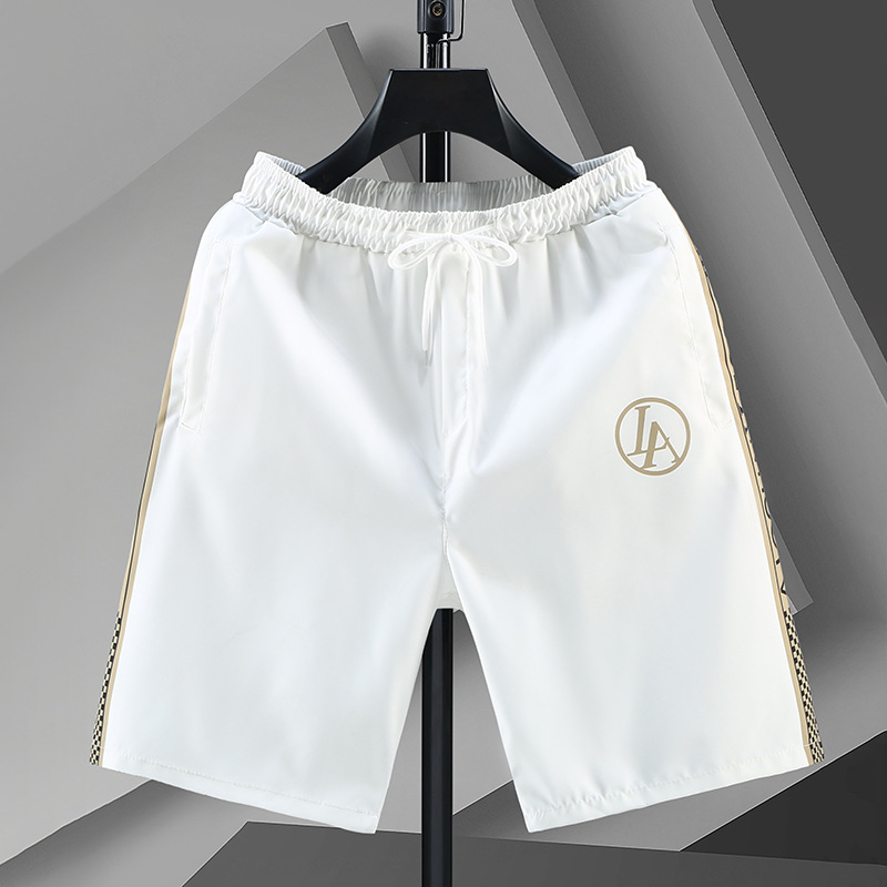 Short de sport court pour hommes, vêtements de plage, décontracté, course à pied, pantalon droit, tendance, été_voghion.com