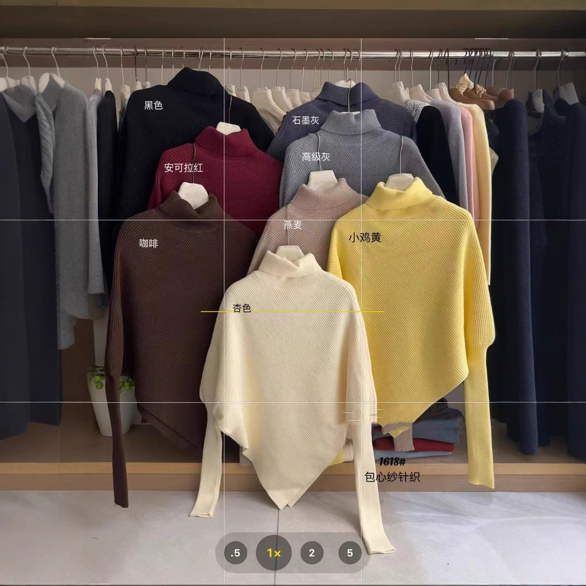 터틀넥 불규칙한 틈새 디자인 스웨터 여성의 가을과 겨울 한국 스타일 느슨한 게으른 스타일 부드러운 왁스 니트 탑 두껍게