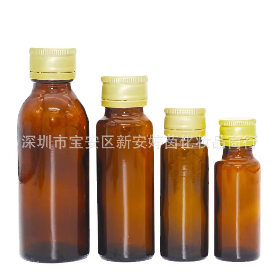 现货供应 50ML机制模具玻璃口服液瓶 饮料瓶 糖浆瓶