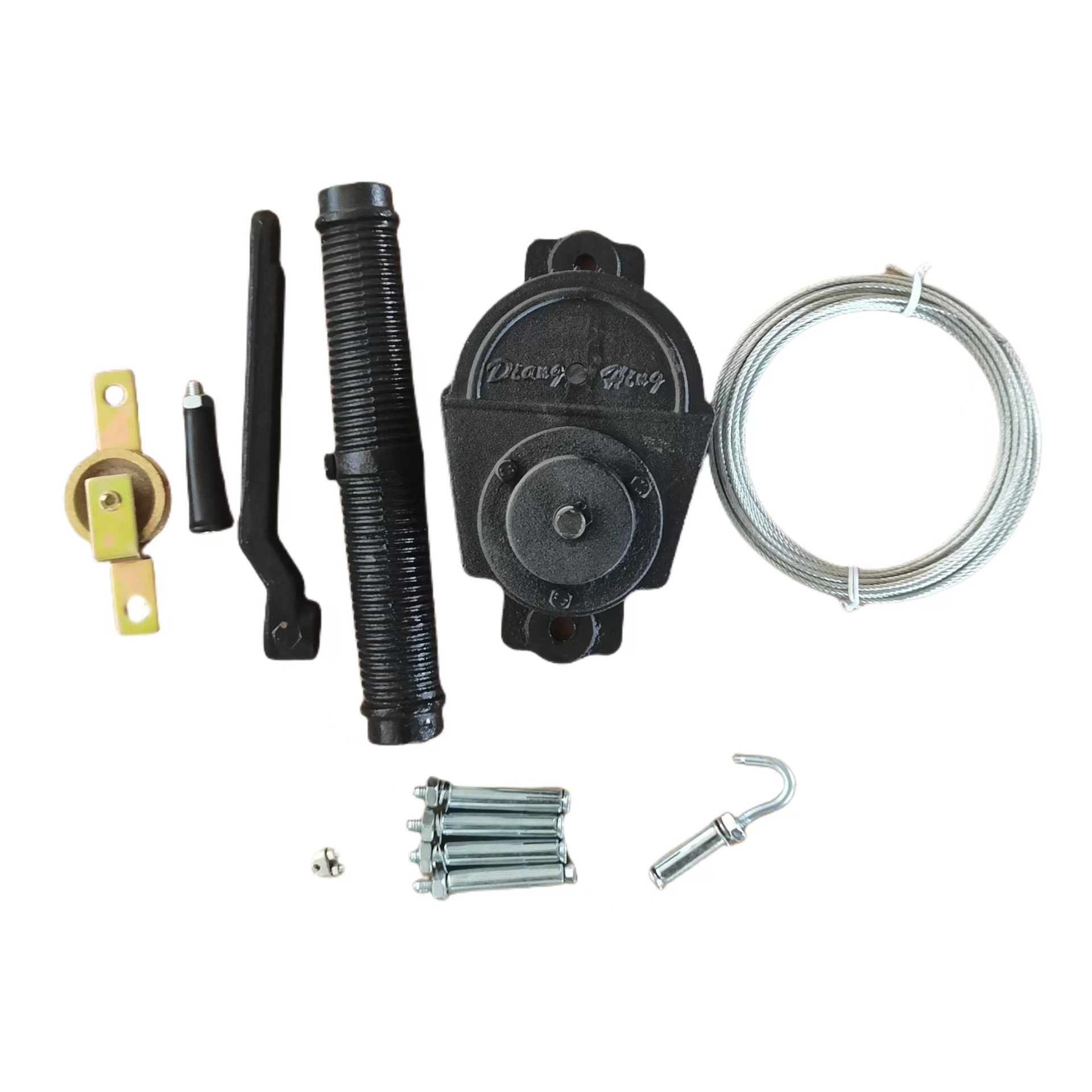 供应猪用帆布卷帘机养殖场卷帘机大棚卷帘机手动卷帘机