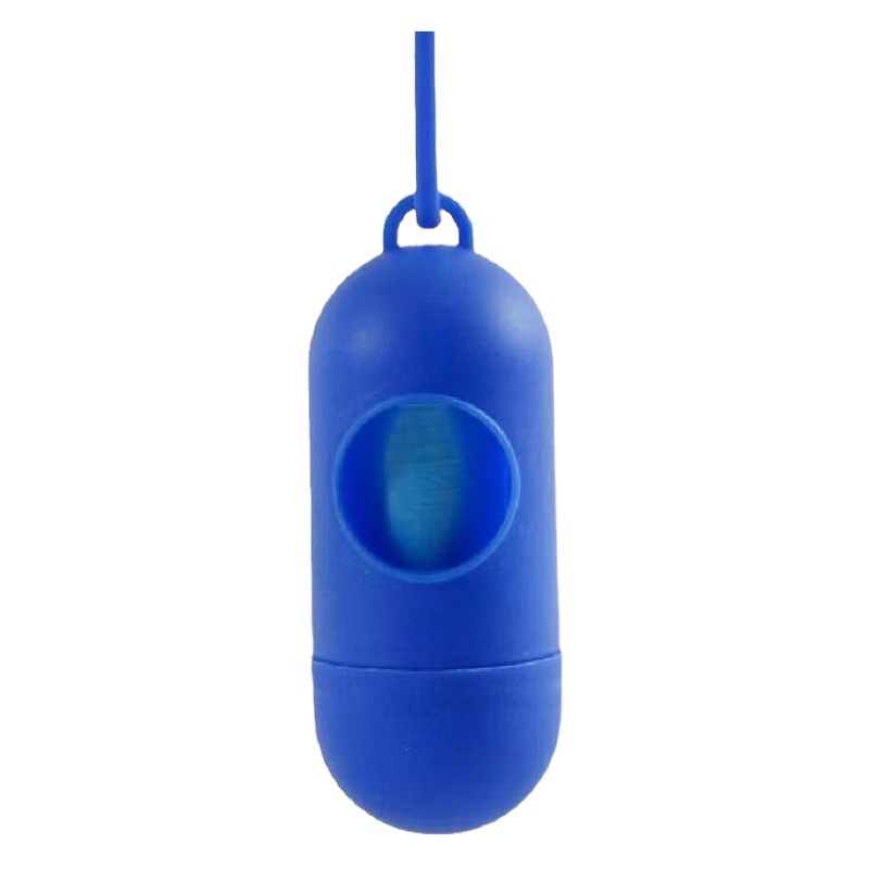 Pet garbage bag capsule toilet dog stool bag dispenser pill pet shit bag shape dispenser