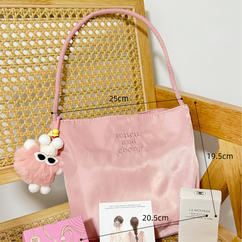 Bolsa de mano de estilo coreano de alto nivel, bolsas de mano de nicho de lujo ligeras, bolsas de actividades de apertura de belleza, bolsas de regalo prácticas para clientes