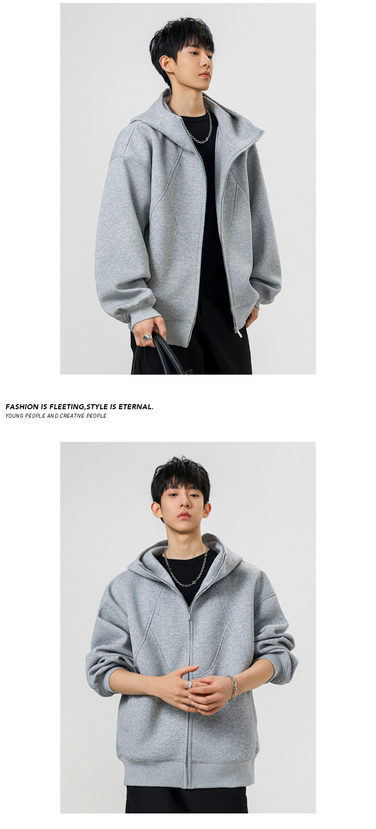 Herren Patchwork Sweatshirt Im Trendy High Street Style Herbst_voghion.com