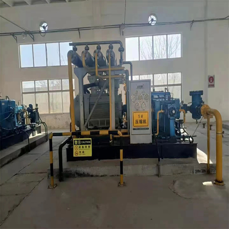 回收加气站设备  煤层气焦炉煤气工艺螺杆压缩机  自动化程度高