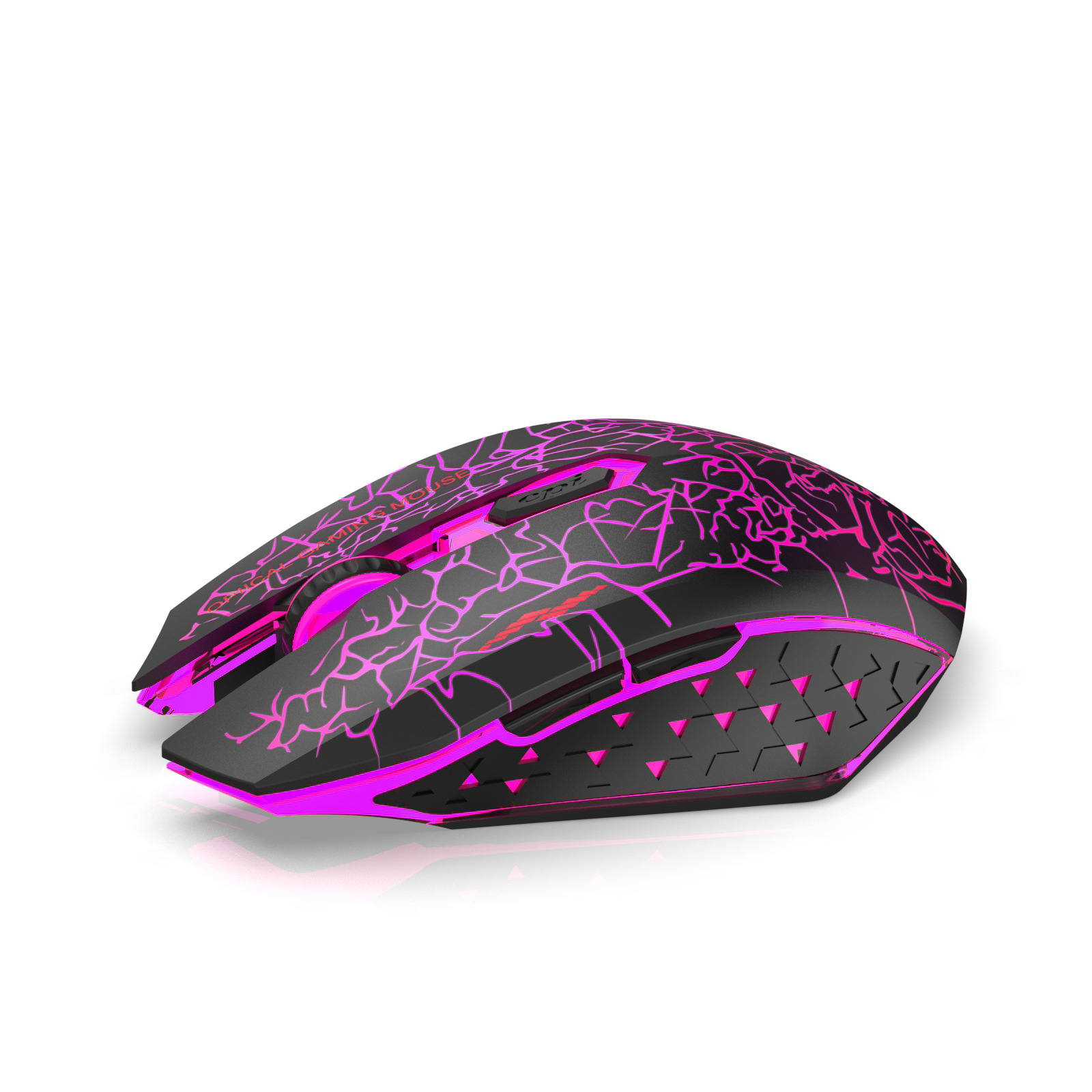 Silent mechanical mouse, computer, office, esports, chicken eating, 2.4G wireless rechargeable and luminous gaming mouse_voghion.com