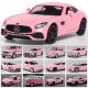 Ma Ke Pink Mercedes-Benz Bentley BMW Volkswagen Alloy Car Children's Pullback Simulation Car Model Chenghai Wholesale