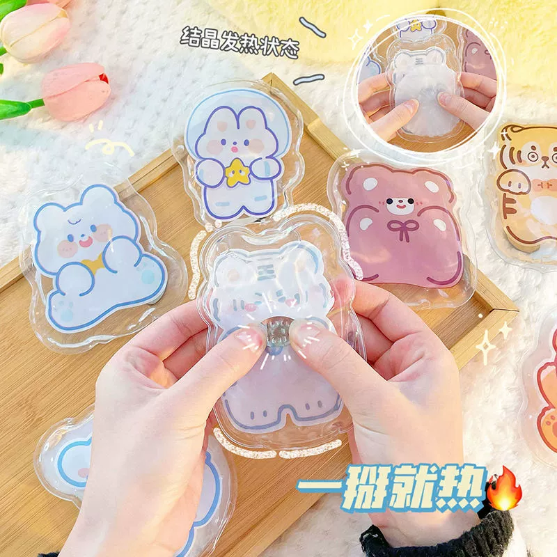 Мультяшный мультфильм самонагревающаяся теплая ручная сумка